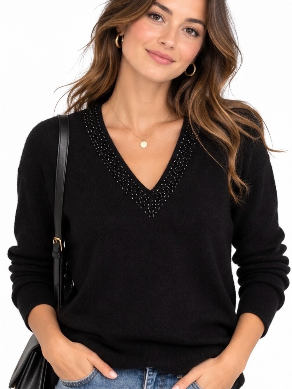 New no tags ZARA v sweater M